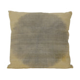 Edme Flower Grey Yellow Dye Pillow